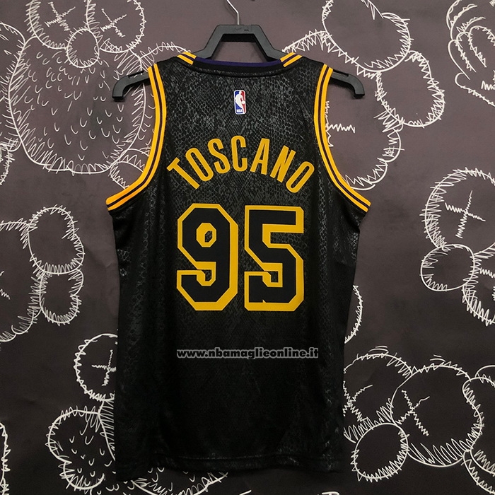 Maglia Los Angeles Lakers Juan Toscano-Anderson #95 Mamba 2021-22 Nero